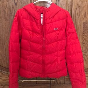 Bright Red winter coat